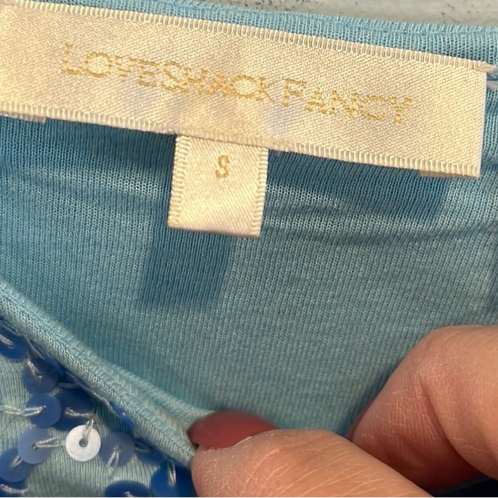 Loveshackfancy “Lightning” Sequined Mini Dress In… - image 4